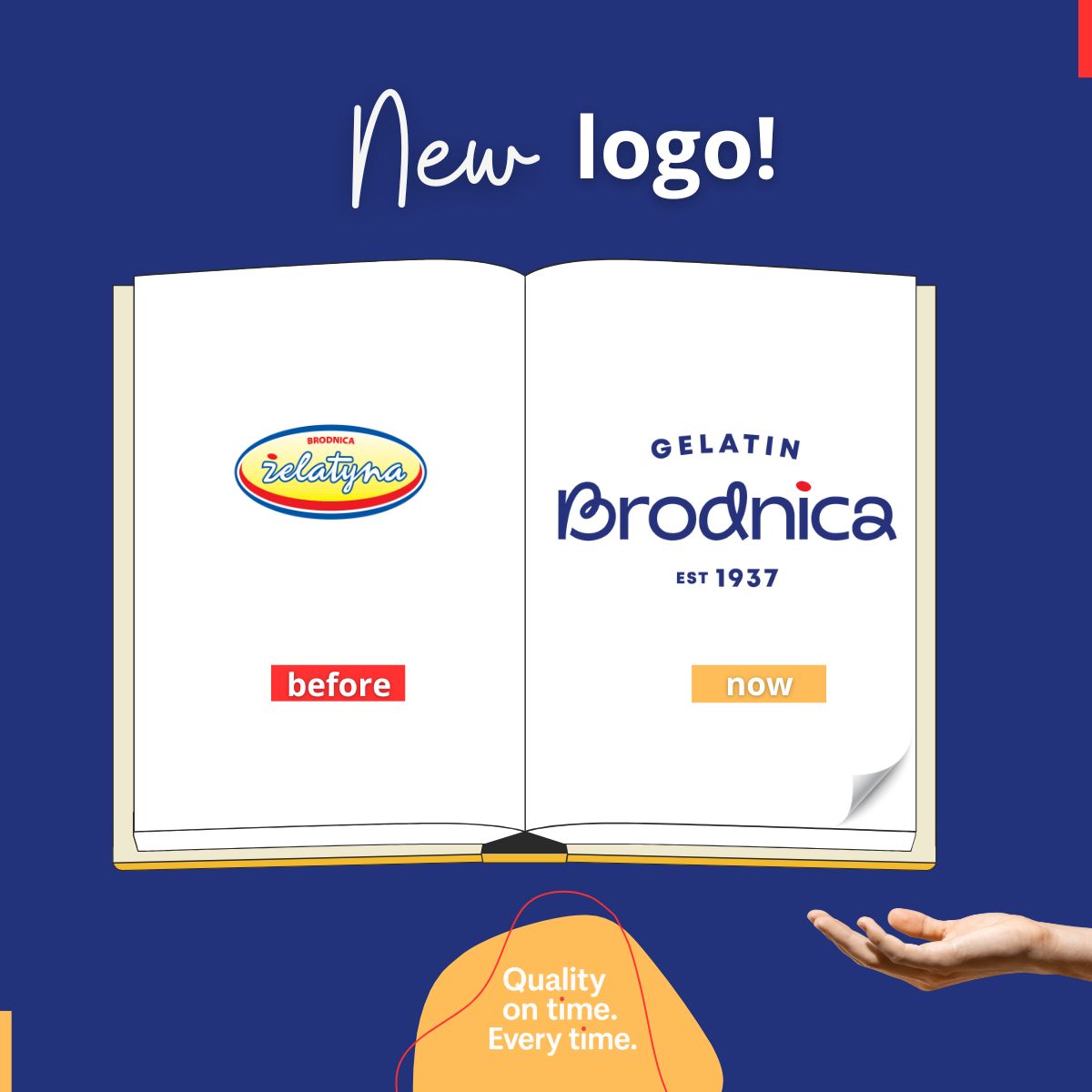 Gelatin Brodnica prezentuje nowe logo 2025