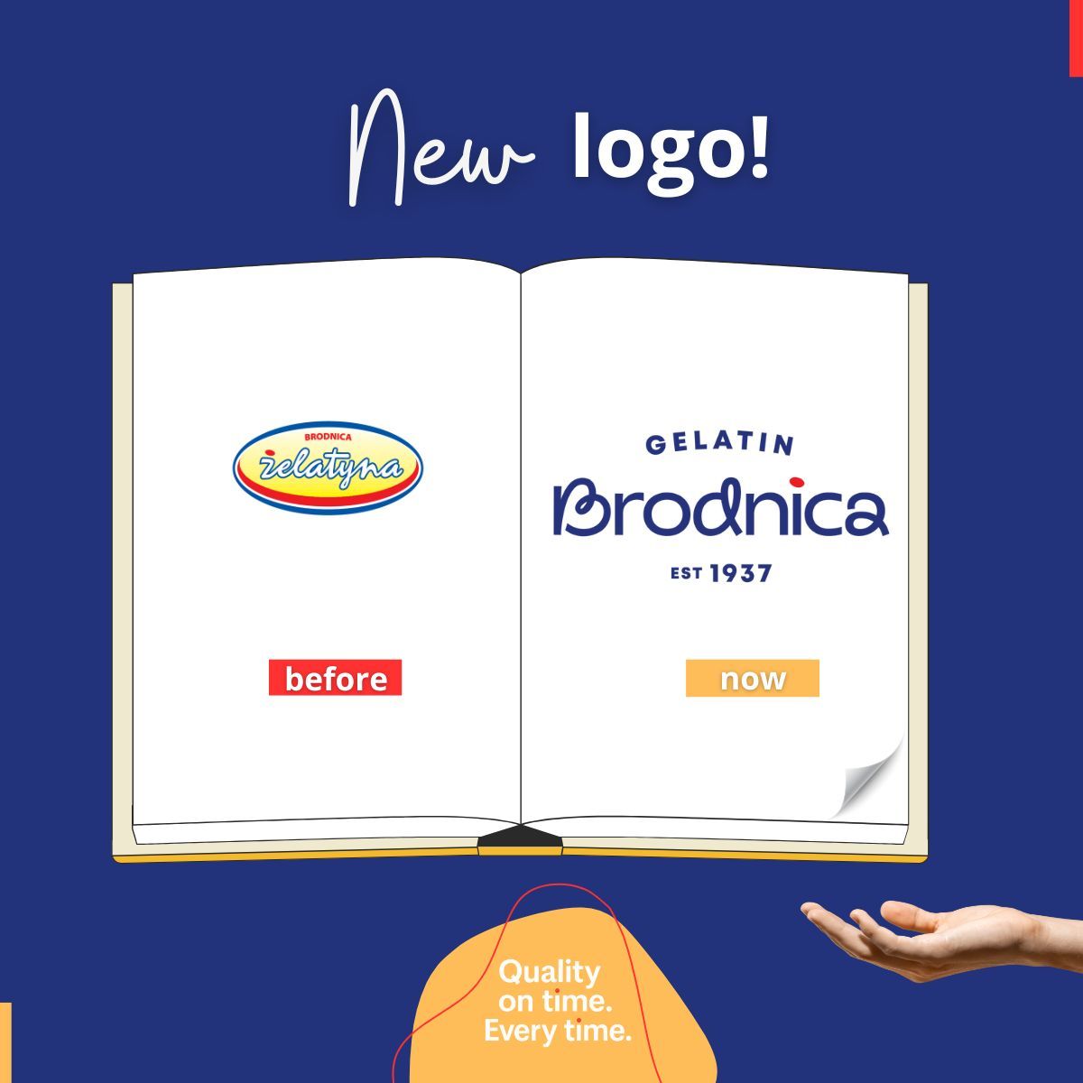 Gelatin Brodnica prezentuje nowe logo 2025